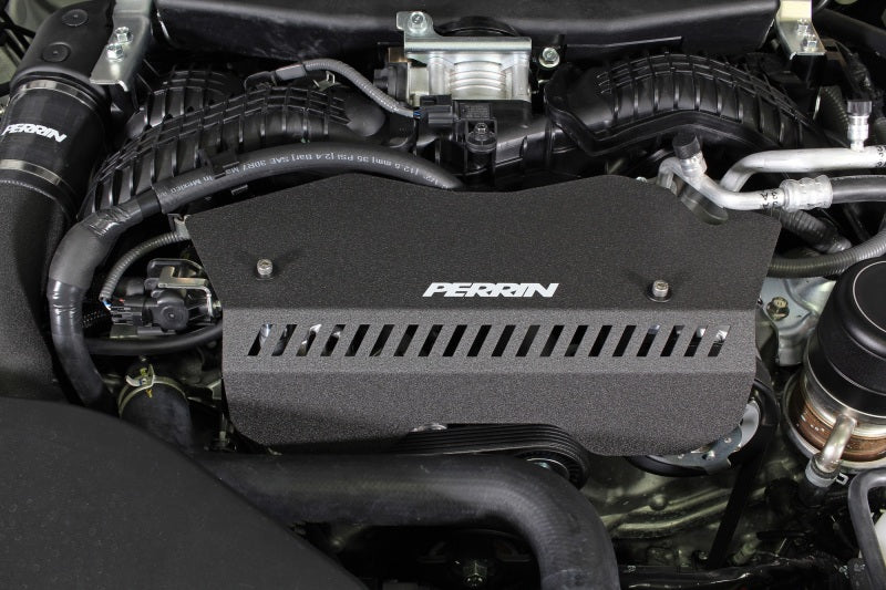 PERRIN 22-26 Subaru WRX Pulley Cover - Black (TALL - For Use w/o PERRIN AOS)