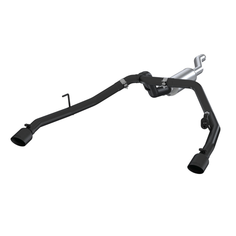 MBRP 2020 Jeep Gladiator 3.6L 2.5in Cat Back Exhaust Black Coated