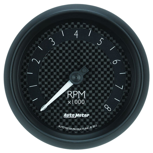 AutoMeter 8097 GT Series 3-3/8in In Dash 8K RPM Tachometer