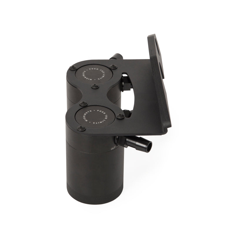 Mishimoto 15-17 Ford F-150 2.7L EcoBoost Baffled Oil Catch Can - Black - #MMBCC-F27T-15SBE