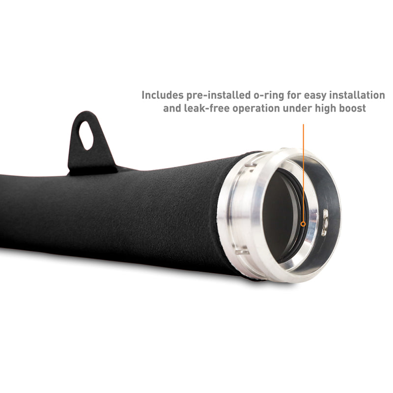 Mishimoto 2022+ Subaru WRX Charge Pipe Micro - Wrinkle Black - #MMICP-WRX-22MWBK