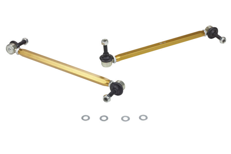 Whiteline KLC105 Front Sway Bar Link Kit Adjustable Ball End Links for 2012-2017 Land Rover Range Rover Evoque