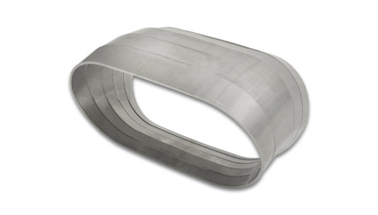 Vibrant Vertical 304 SS Nominal 3 in. Oval/3.10 in. Centerline Radius, 9 degree