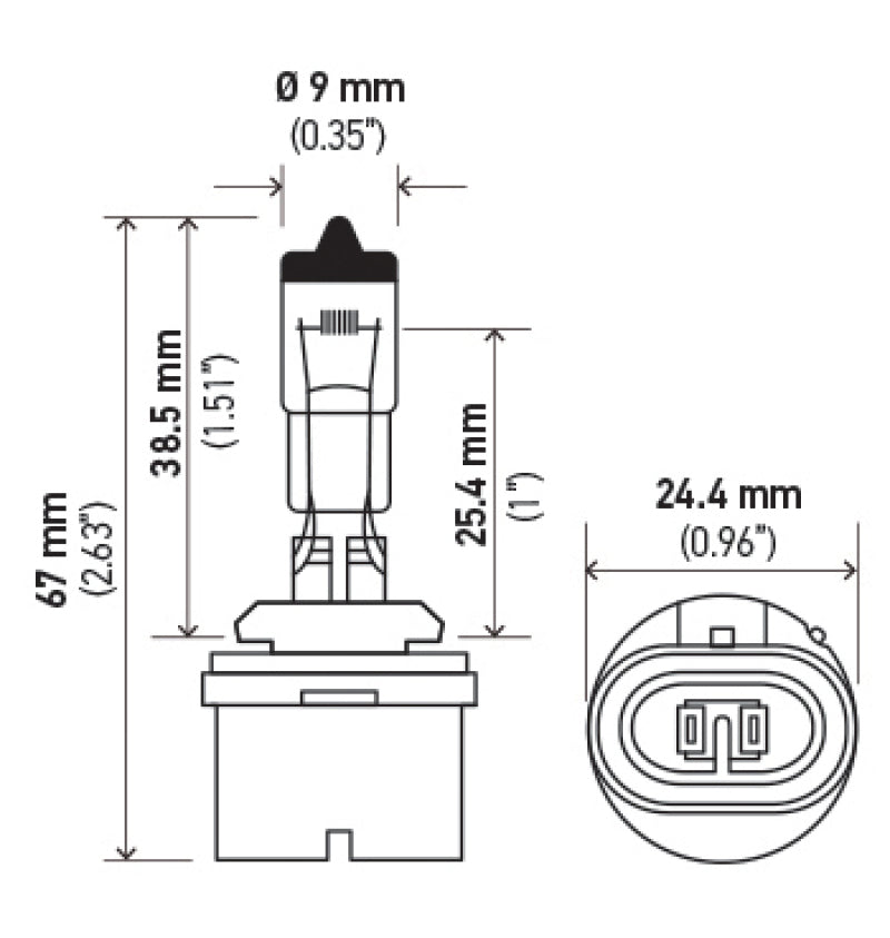 HELLA H71071232 Optilux 893 12V 37.5W XB Xenon White Bulbs Pair