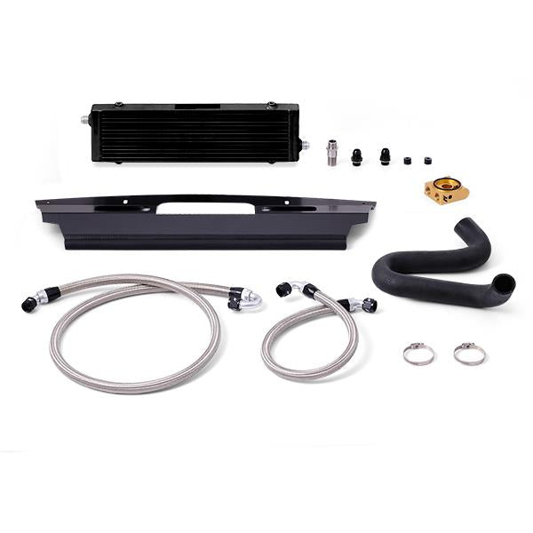 Mishimoto 2015+ Ford Mustang GT Thermostatic Oil Cooler Kit - Black - #MMOC-MUS8-15TBK
