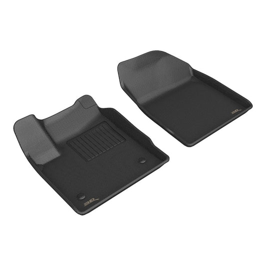 3D MAXpider Kagu Front Floor Mats for 2024 Chevrolet Blazer EvKagu Black