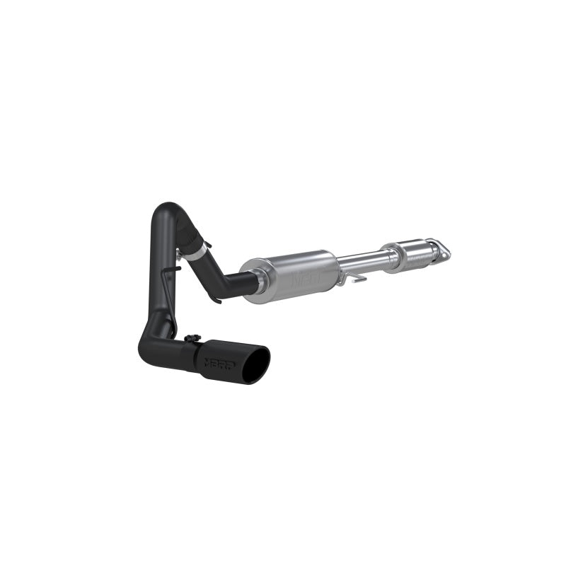 MBRP S5256BLK Armor BLK Cat-Back Exhaust - 3-Inch Single Side Exit | Black Coated Aluminized