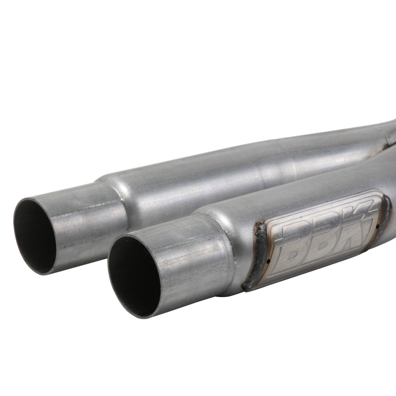 BBK Performance 30065 VariTune Cat-Back Exhaust System with Resonator Delete X-Pipe Stainless Steel for 2015-2017 Ford Mustang GT (5.0L) Coupe Only