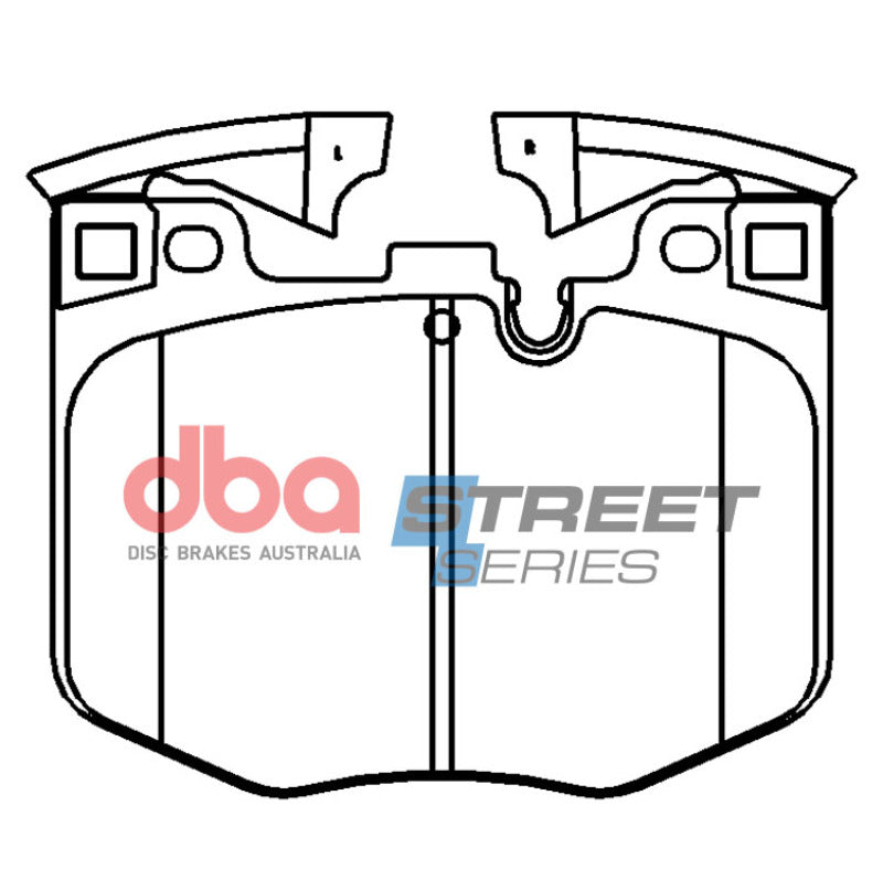 DBA 17-22 BMW 530i/540i/740i/840i / 2018+ X3 Street Series Front Brake Pads - #DB15107SS
