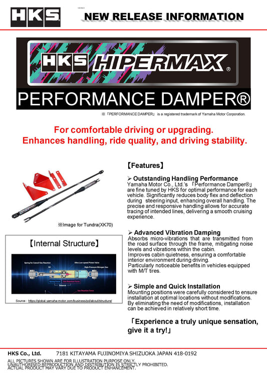 HKS Performance Damper for 2016+ Titan