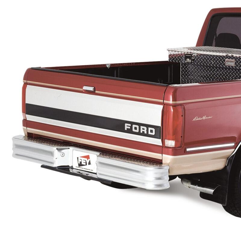 Westin 21000 Fey Diamondstep Universal Bumper for 1967-1997 Chevrolet/Dodge/Ford Chrome