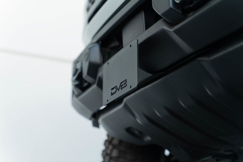 DV8 Offroad 21-23 Ford Bronco Capable Bumper Front License Plate Mount - #LPBR-04