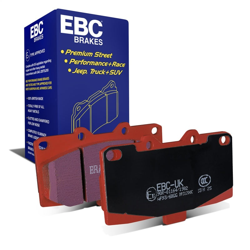 EBC 89-95 Nissan Skyline (R32) 2.6 Twin Turbo GT-R Redstuff Front Brake Pads DP31200C