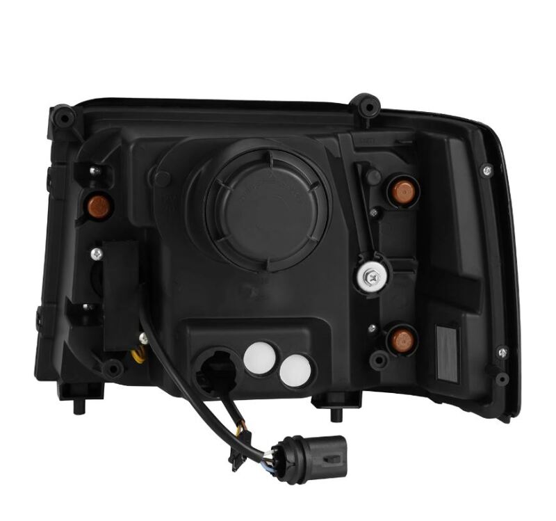 AlphaRex 880299 92-96 Ford F-Series/Bronco NOVA-Series LED Projector Headlight Bk with Activation Light Sequential Signal & Switchback DRL