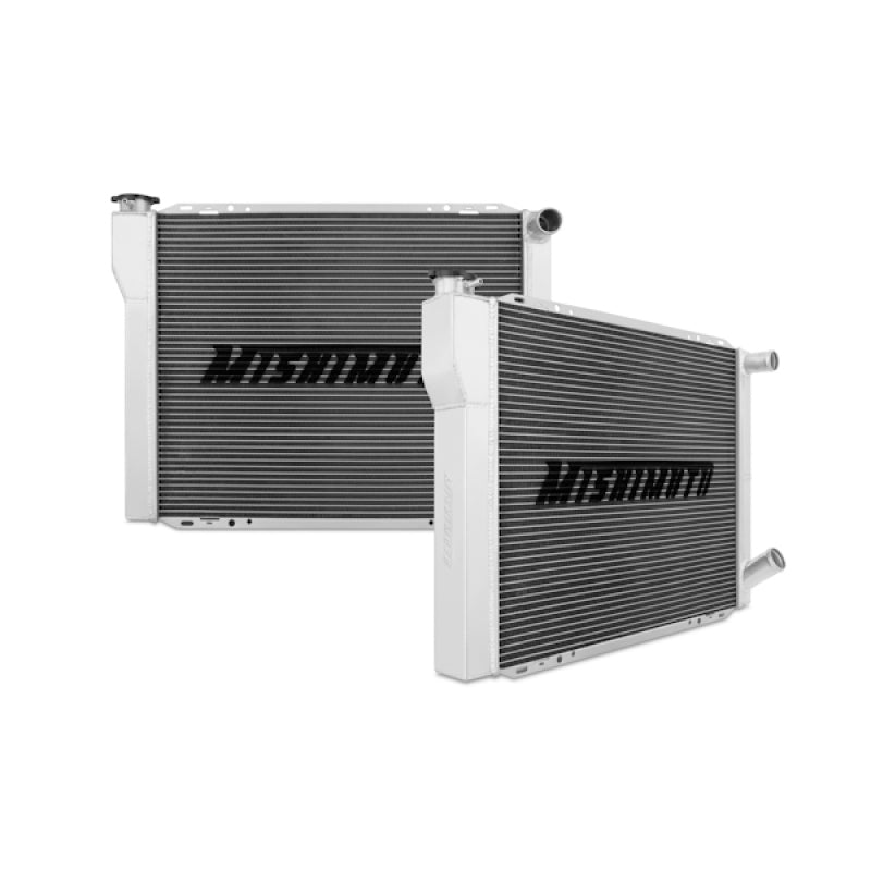 Mishimoto Universal Dual Pass Race Radiator 27x19x3 Inches Aluminum Radiator - #MMRAD-DBP-26