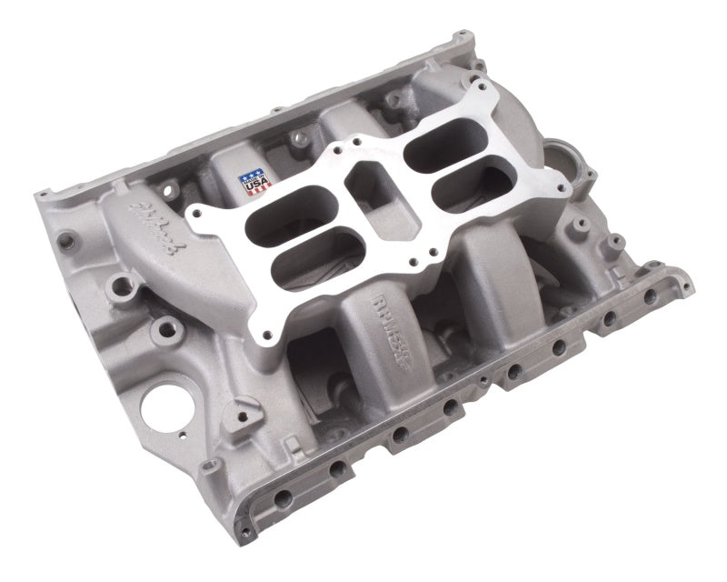 Edelbrock 7505 Intake Manifold Ford Performer RPM Dual Quad Fe