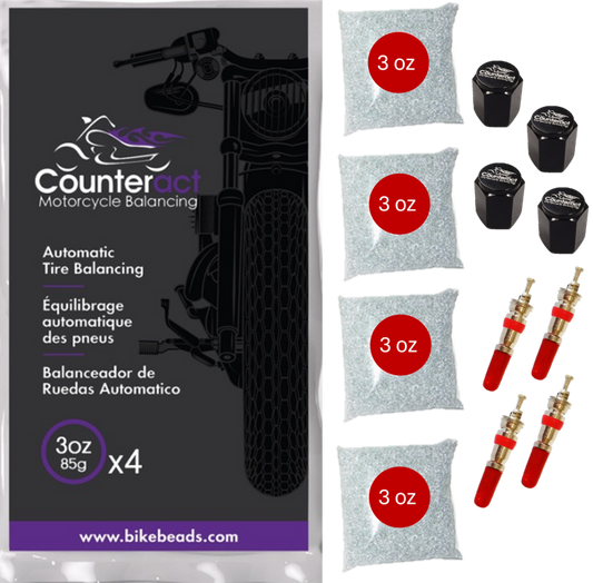 Counteract MK3oz Motorcycle Balancing Bead Shop Pack (4) 3oz Bags