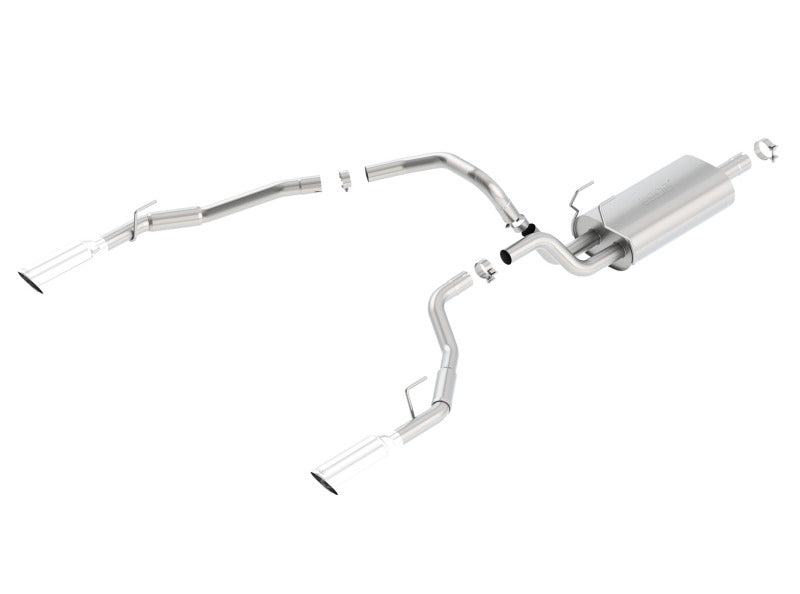 Borla 140552 Cat-Back Touring 09-15 Ram 1500 5.7L EC SB Truck Single Spilt Rear Exit Through Bumper - #140552