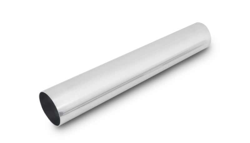 Vibrant 4in O.D. Universal Aluminum Tubing (18in long Straight Tube) - Polished