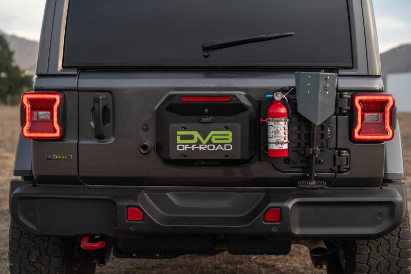 DV8 Offroad 2018-2025 Jeep Wrangler JL Tailgate Reinforcement Molle Panel - #TCJL-04