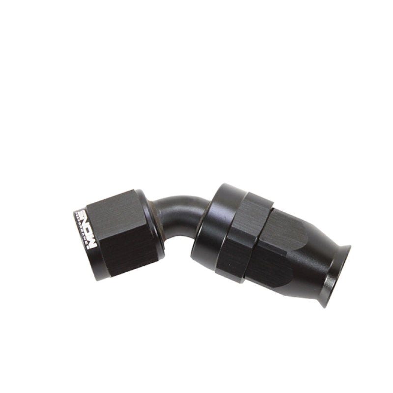 Snow Performance SNF-60845 -8AN 45 Degree PTFE Hose End (Black)