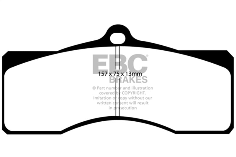 EBC 68-69 Chevrolet Camaro (1st Gen) 4.9 Bluestuff Front Brake Pads DP51155NDX