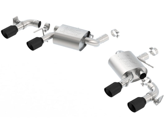 Borla 11925CB 2016 Chevy Camaro V8 SS AT/MT ATAK Rear Section Exhaust w/ Dual Mode Valves Ceramic Black - #11925CB