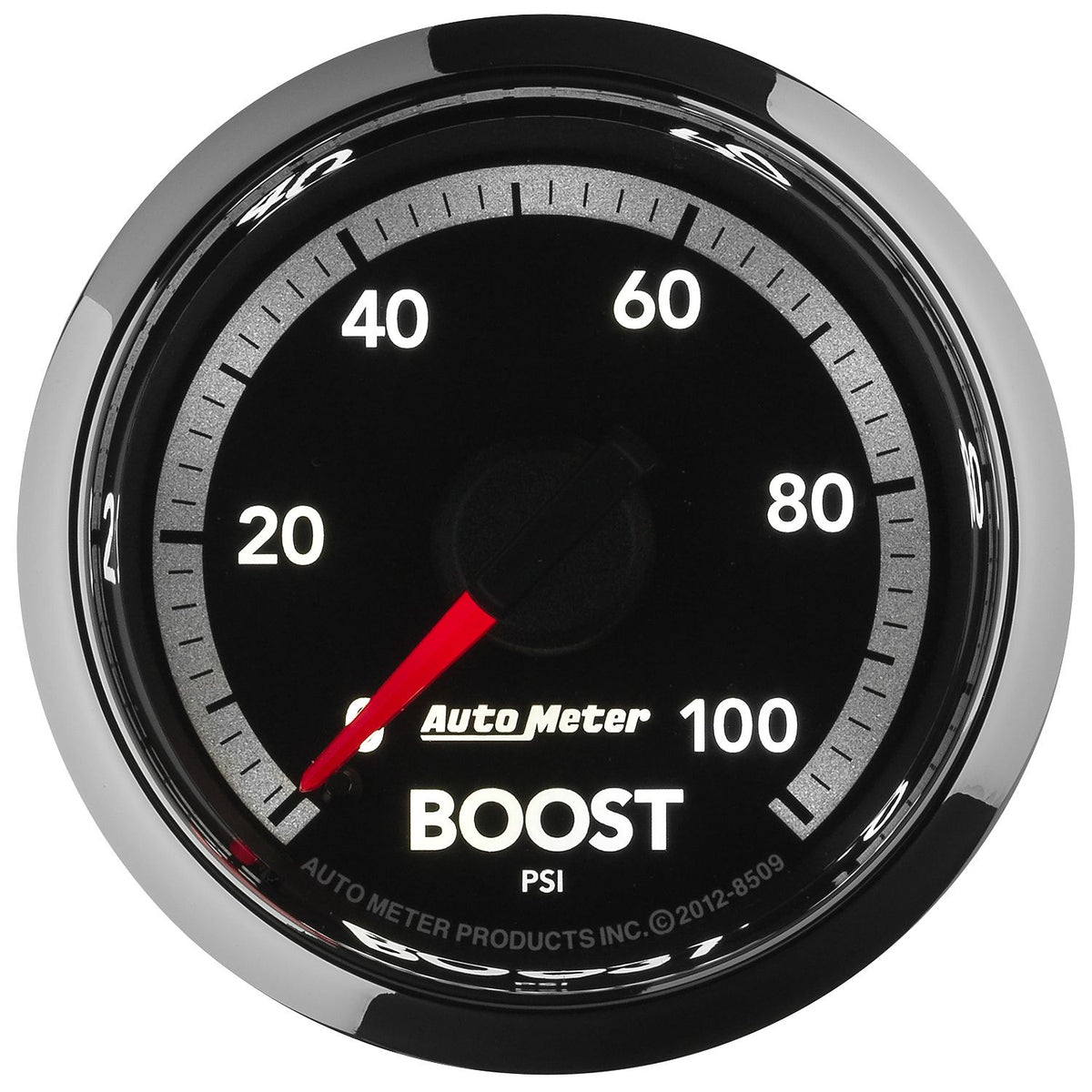 AutoMeter 8509 Factory Match 52.4mm Mechanical 0-100 PSI Boost Gauge for Gen 4 Dodge