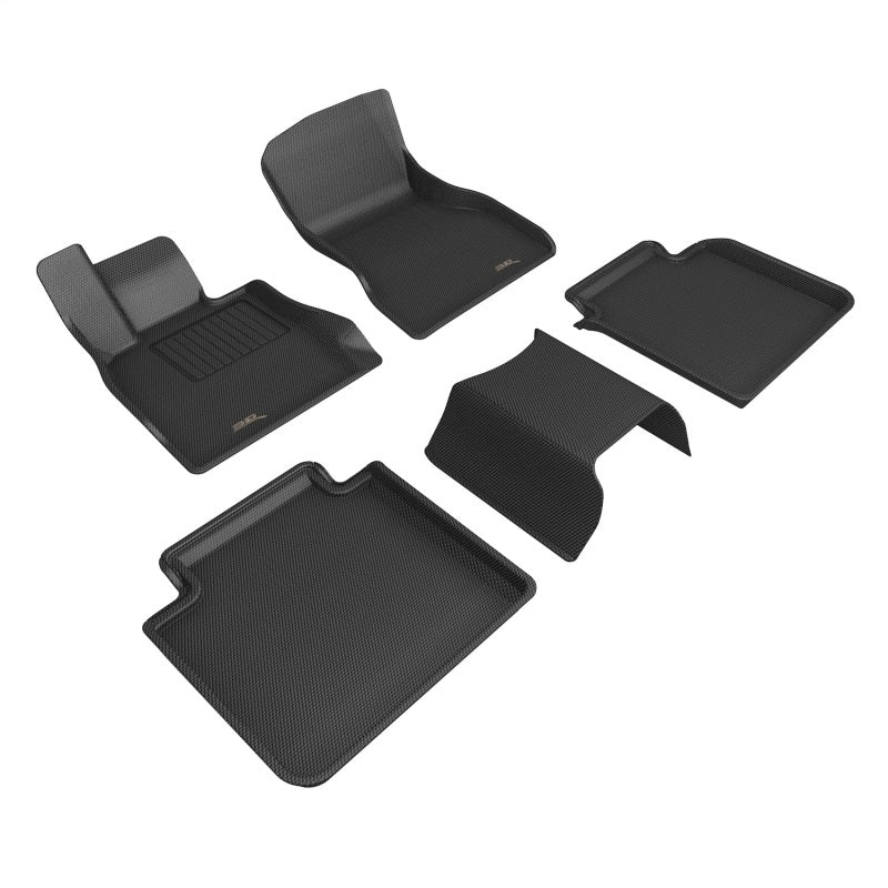 3D MAXpider Kagu Front & Rear Floor Mats for 2023-2024 BMW i7