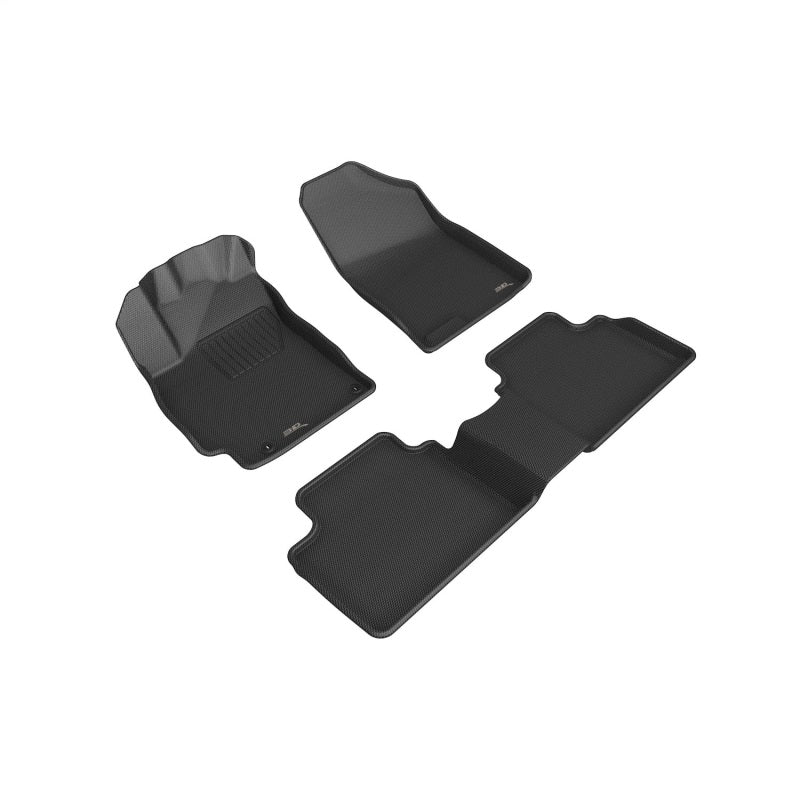3D MAXpider Kagu Front & Rear Floor Mats for 2021-2025 Hyundai Elantra