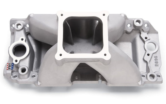 Edelbrock 28962 Manifold Big Block Chevrolet Short Deck Super Victor II (565) CNC Port-Matched