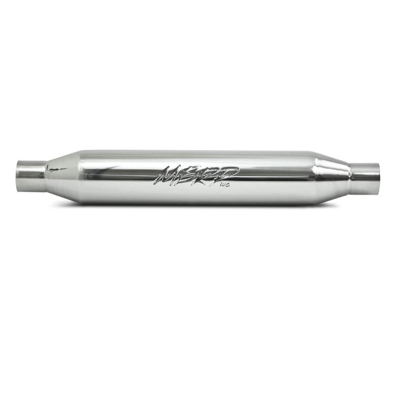 MBRP R1015 Universal Resonator 2.25in Inlet /Outlet 22in Body 26in Overall T304 - #R1015