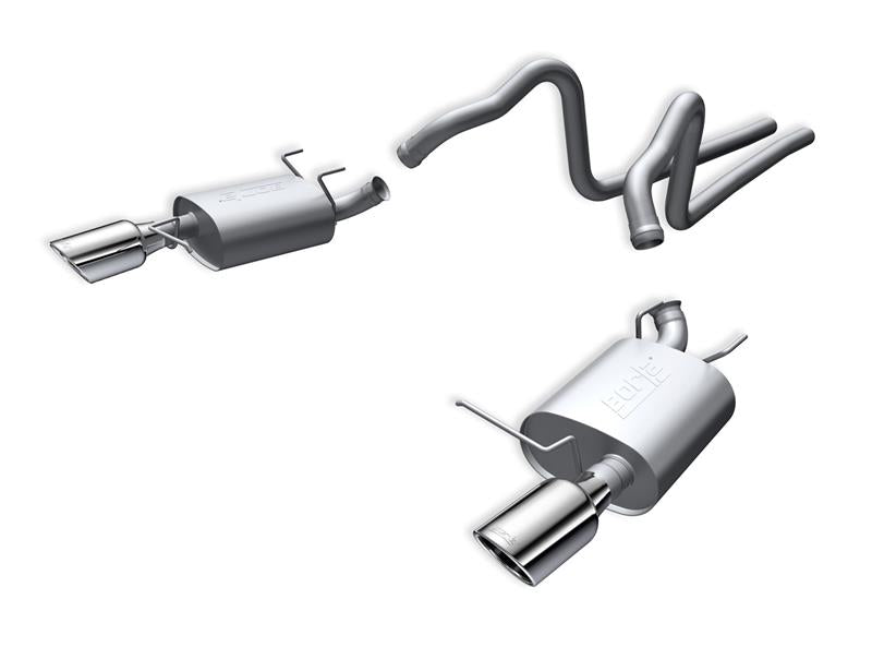 Borla 140375 2011 Ford Mustang 3.7L 6cyl 6spd RWD SS S-Type Catback Exhaust - #140375