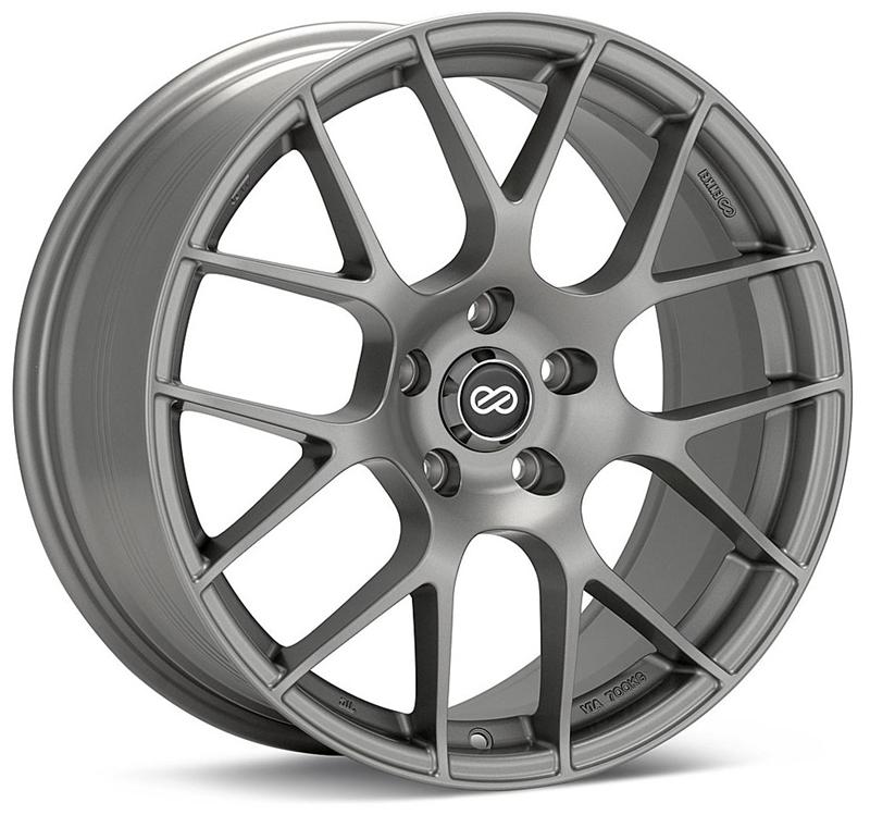 Enkei Raijin 18x8 40mm Offset 5x114.3 Bolt Pattern 72.6 Bore Dia Hyper Silver Wheel