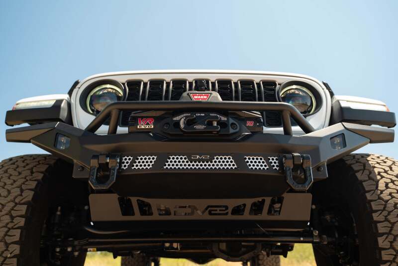 DV8 Offroad 07-18 Jeep Wrangler JK / 18-23 Wrangler JL / 20-23 Gladiator JT MTO Series Front Bumper - #FBJL-12