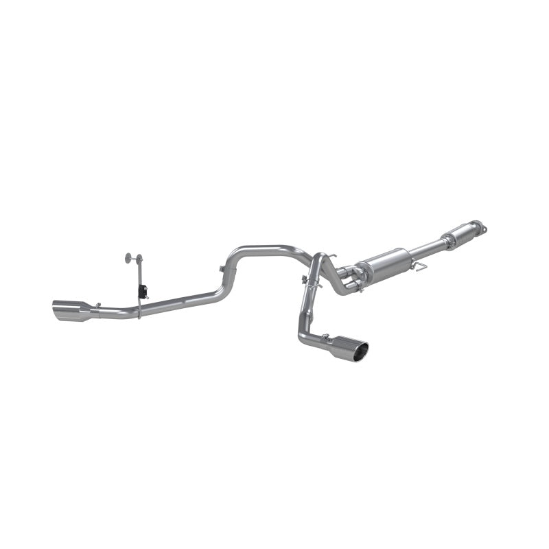 MBRP F150 2.7L/3.5L/5.0L 3in AL Cat-Back 2.5in Dual Split Side Exhaust