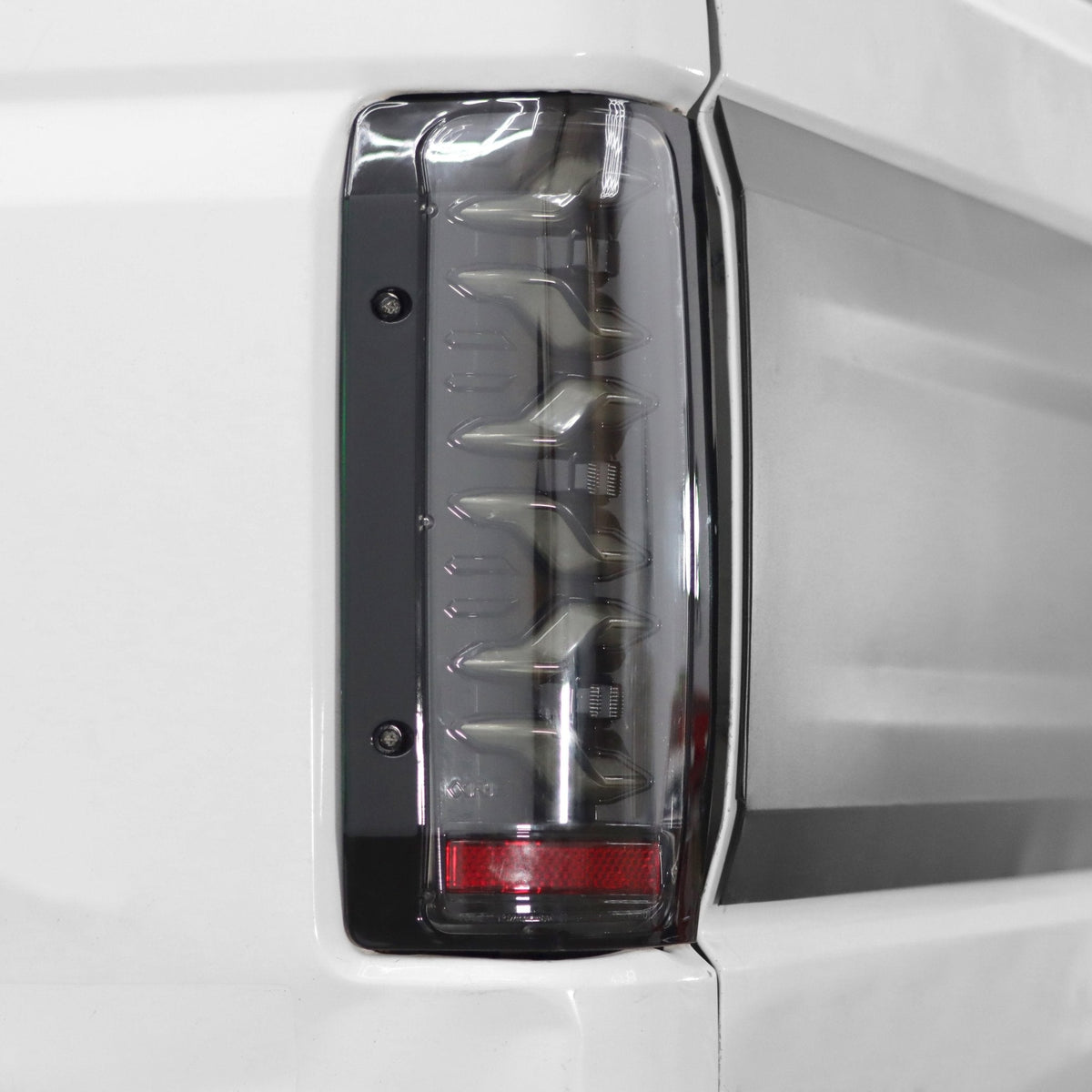 AlphaRex 658006 87-96 Ford Bronco/F-150 Luxx-Series LED Tail Lights - Alpha-Black