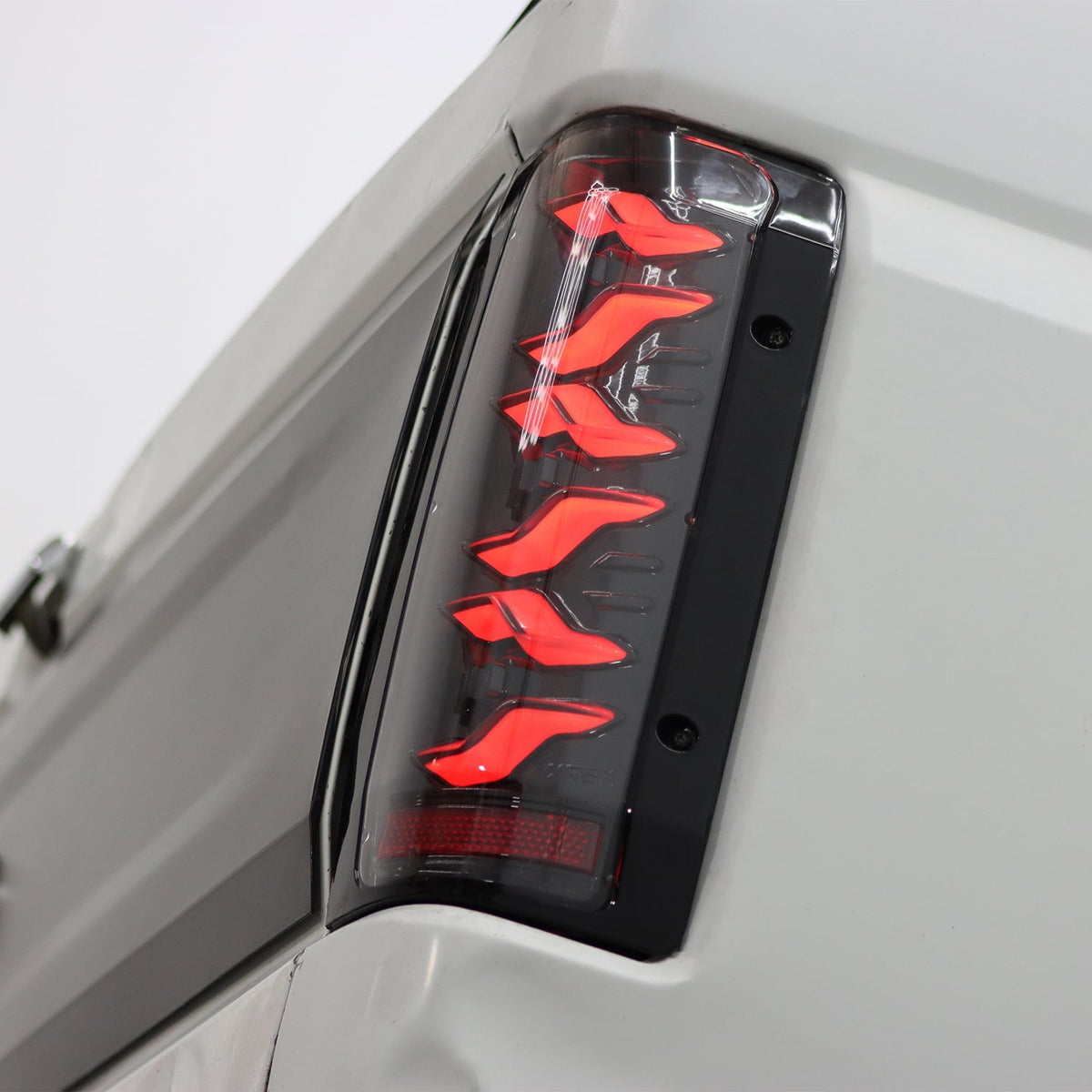 AlphaRex 658005 87-96 Ford Bronco/F-150 Luxx-Series LED Tail Lights - Black