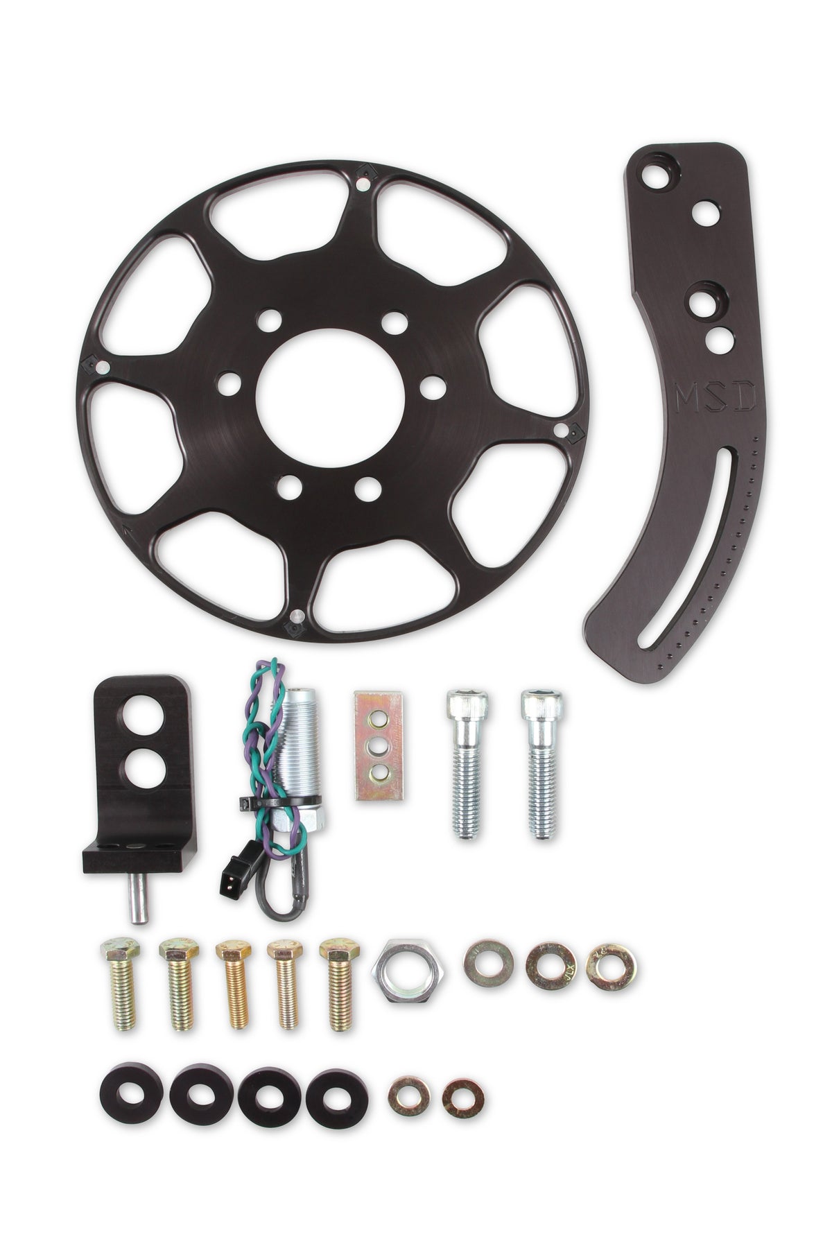 MSD 86203 Crank Trigger Wheel Kit - Flying Magnet - BBC - 8 in.