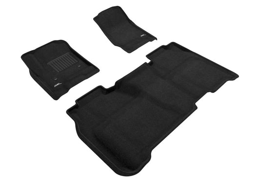 3D MAXpider Elegant Front & Rear Floor Mats for 2014-2018 Chevrolet Silverado 1500 (Crew Cab)