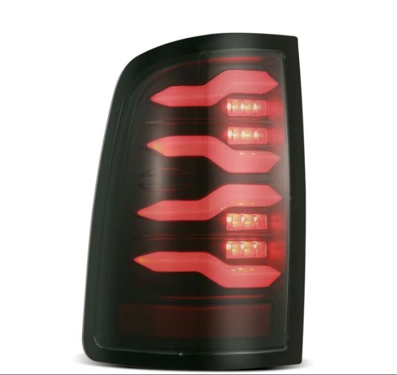 AlphaRex 640003 09-18 Dodge Ram Luxx-Series LED Tail Lights Alpha-Black w/ Activation Light & Sequential Signal