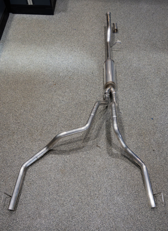 MBRP Suburban XL 5.3L 3in T304 2.5in Dual Split Carbon Fiber Cat-back