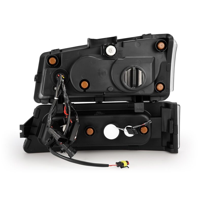 AlphaRex 880254 03-06 Chevrolet Silverado 1500/2500 HD/3500 HD/Avalanche Alpha-Black NOVA LED Projector Headlights