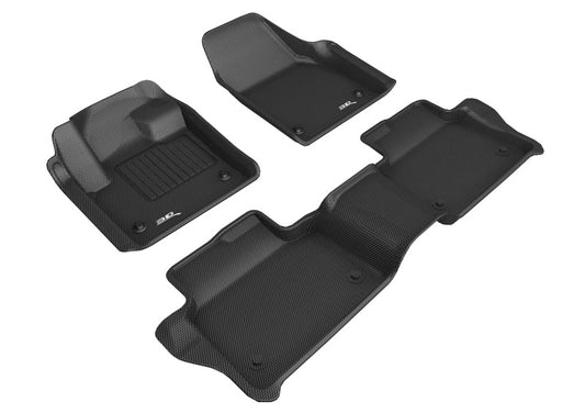 3D MAXpider Kagu Front & Rear Floor Mats for 2020-2024 Land Rover Discovery