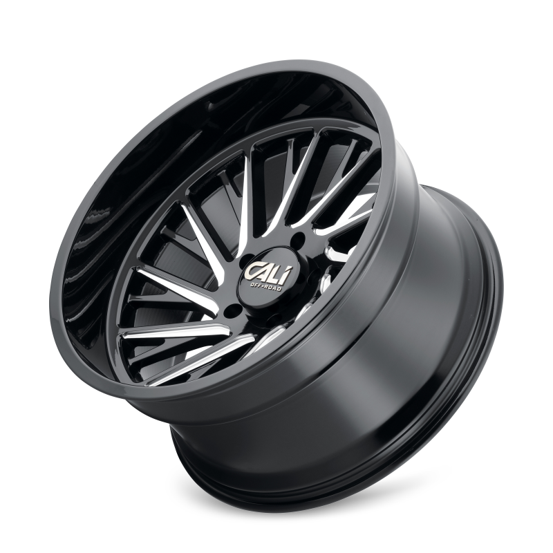 Cali Off-Road Purge 9114 24x14 8x180 -76mm Gloss Black Milled Wheel 9114-24478BM