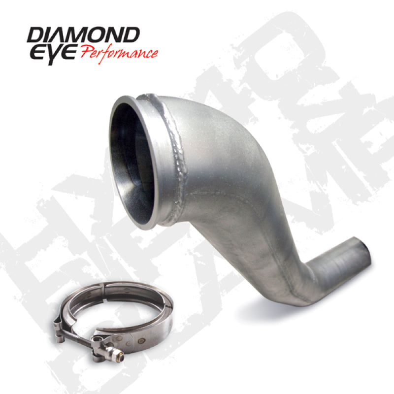 Diamond Eye 221043 4in Downpipe - 1998-2002 Dodge Ram 2500/3500 | Aluminized