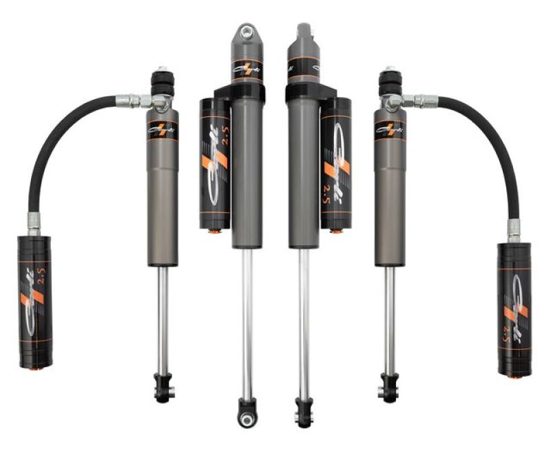 Carli Suspension AS-FLVLSPKG-CS25RR-B 2.5 in Remote Reservoir Level Height Shocks Only for 2005-2024 Ford F-250 / F-350 Super Duty 4x4