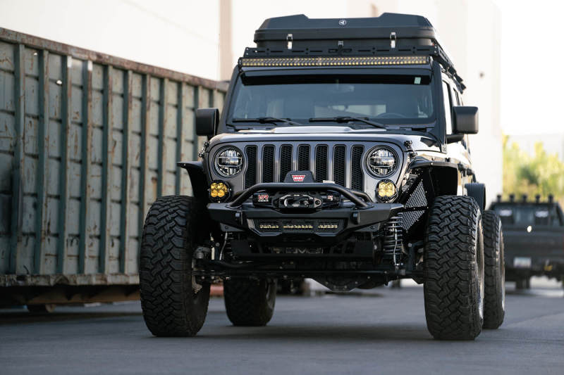 DV8 Offroad 18-23 Wrangler JL/Gladiator JT Spec Series Front Bumper - #FBJL-09