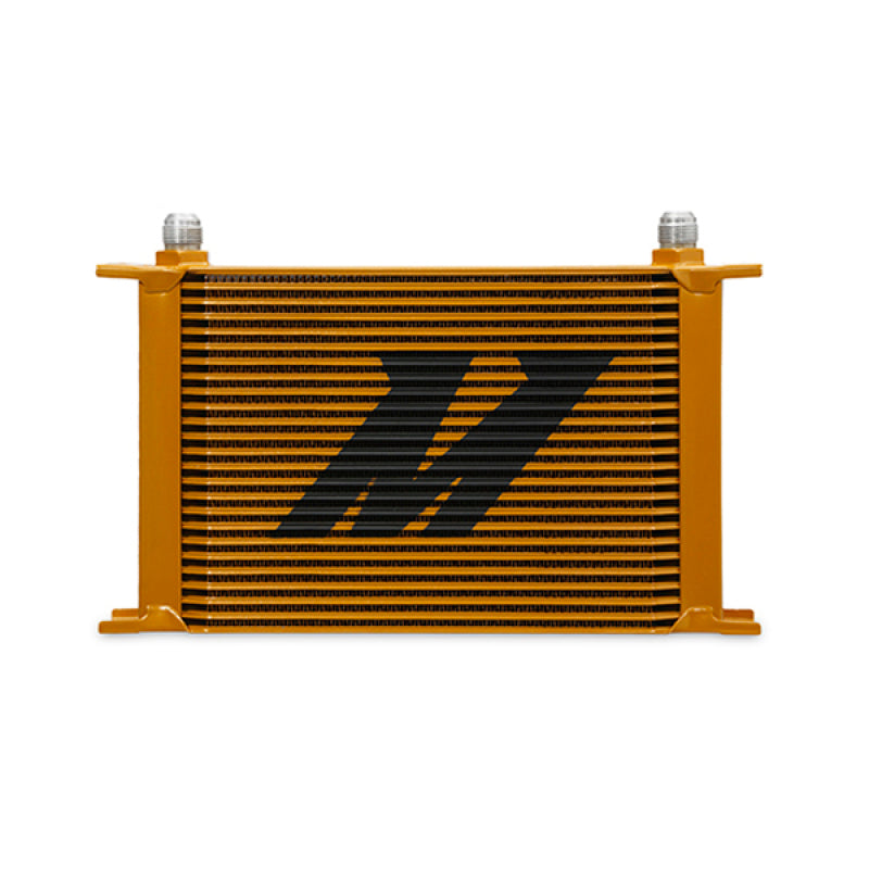 Mishimoto Universal 25-Row Oil Cooler - Gold - #MMOC-25G