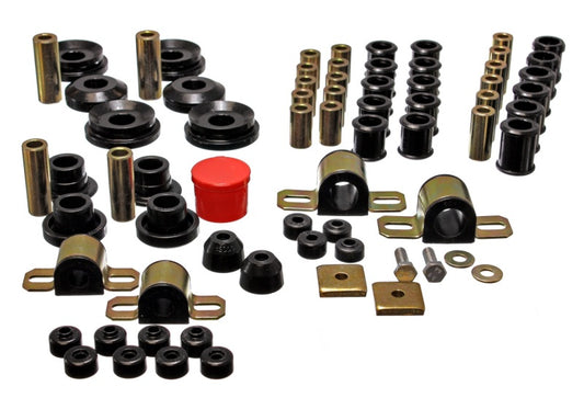 Energy Suspension for 1995-1998 240SX Black Hyper-Flex Master Bushing Set 7.18107G